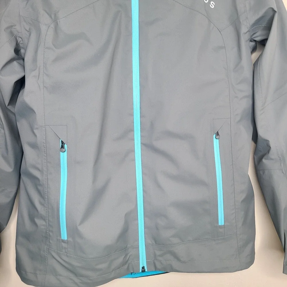 OROS SolarCore 3-in-1 Gray Blue Hooded Insulated Jacket Removable Vest Gorpcore